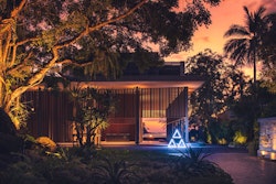 Exterior at night, at Anantara Layan Phuket Resort, Thailand