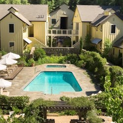 Aerial View of Farmhouse Inn, Sonoma