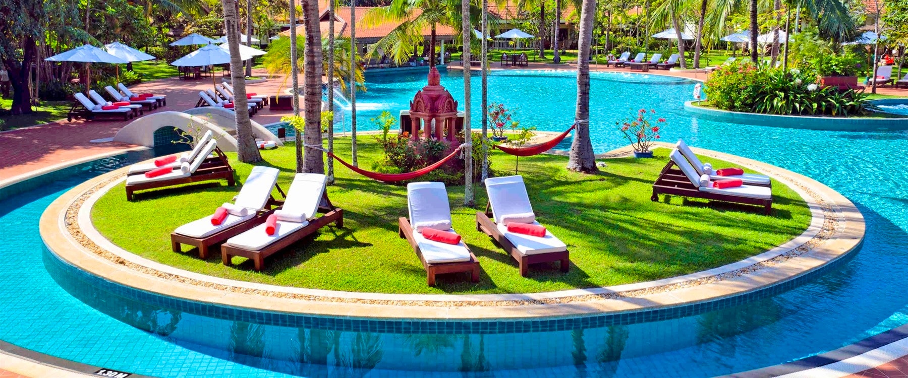 Swimming Pool at Sofitel Angkor Phokeethra Golf & Spa Resort, Cambodia 