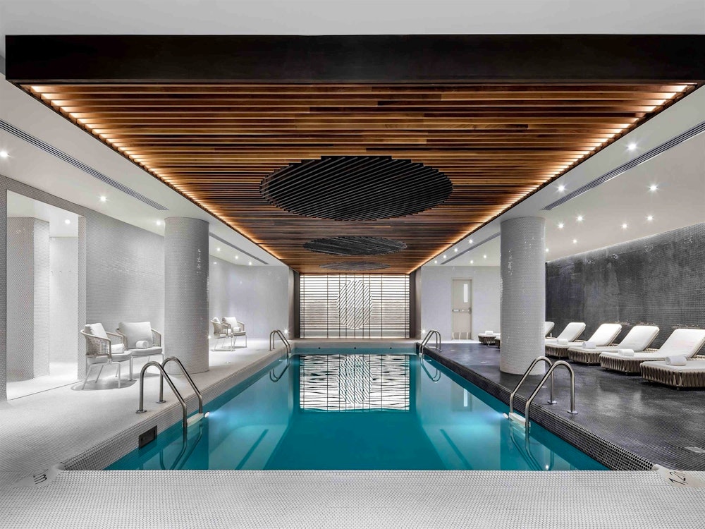 Swimming pool at Fairmont The Queen Elizabeth