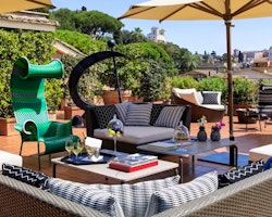 Nikinsky Suite Terrace at Hotel De Russie, Rome, Italy