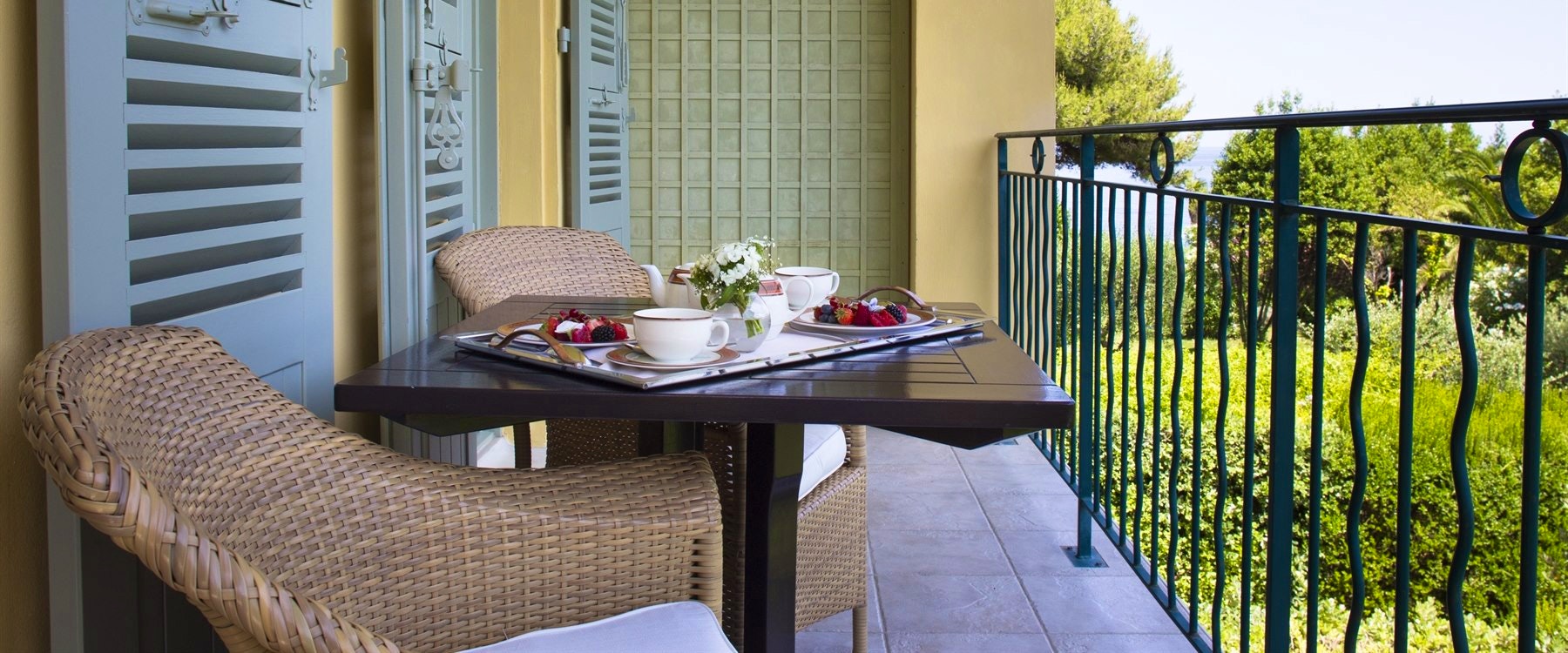 Orangerie Room Balcony at Royal Riviera, France