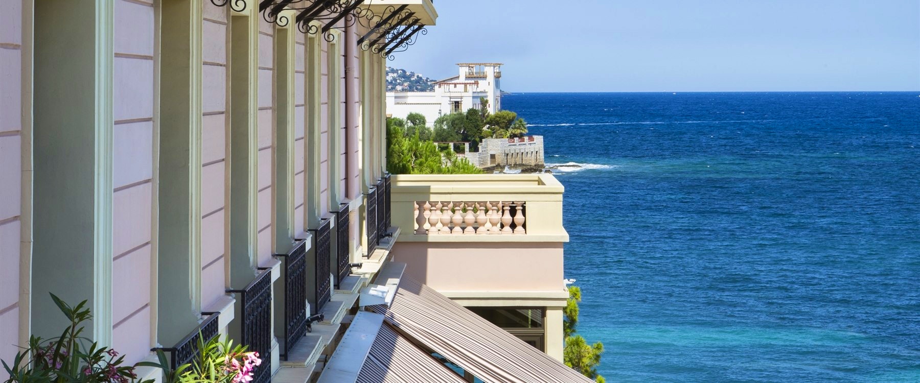 View from Terrace at Royal Riviera, France