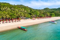 Beach at Anantara Rasananda Koh Phangan Villas