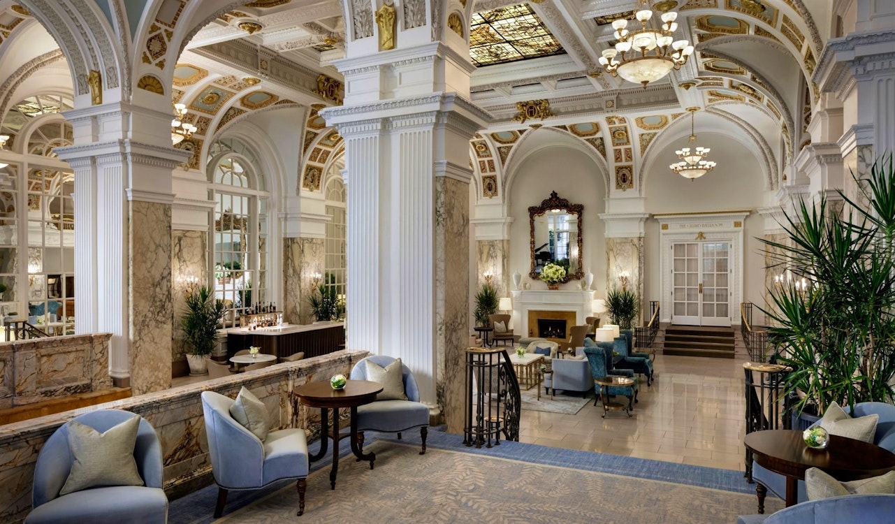 grand lobby at the hermitage nashville