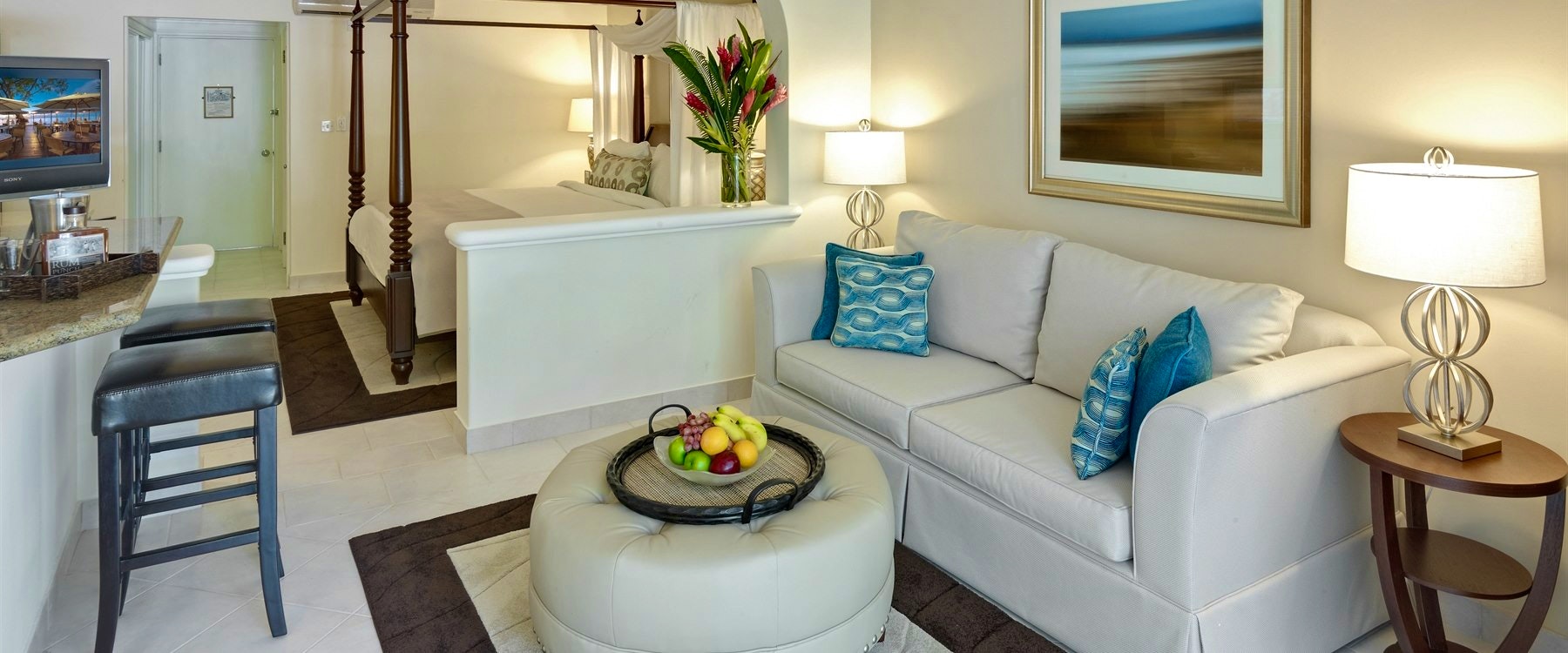 Ocean View Room Upper Floor at Colony Club by Elegant Hotels, Barbados, Caribbean