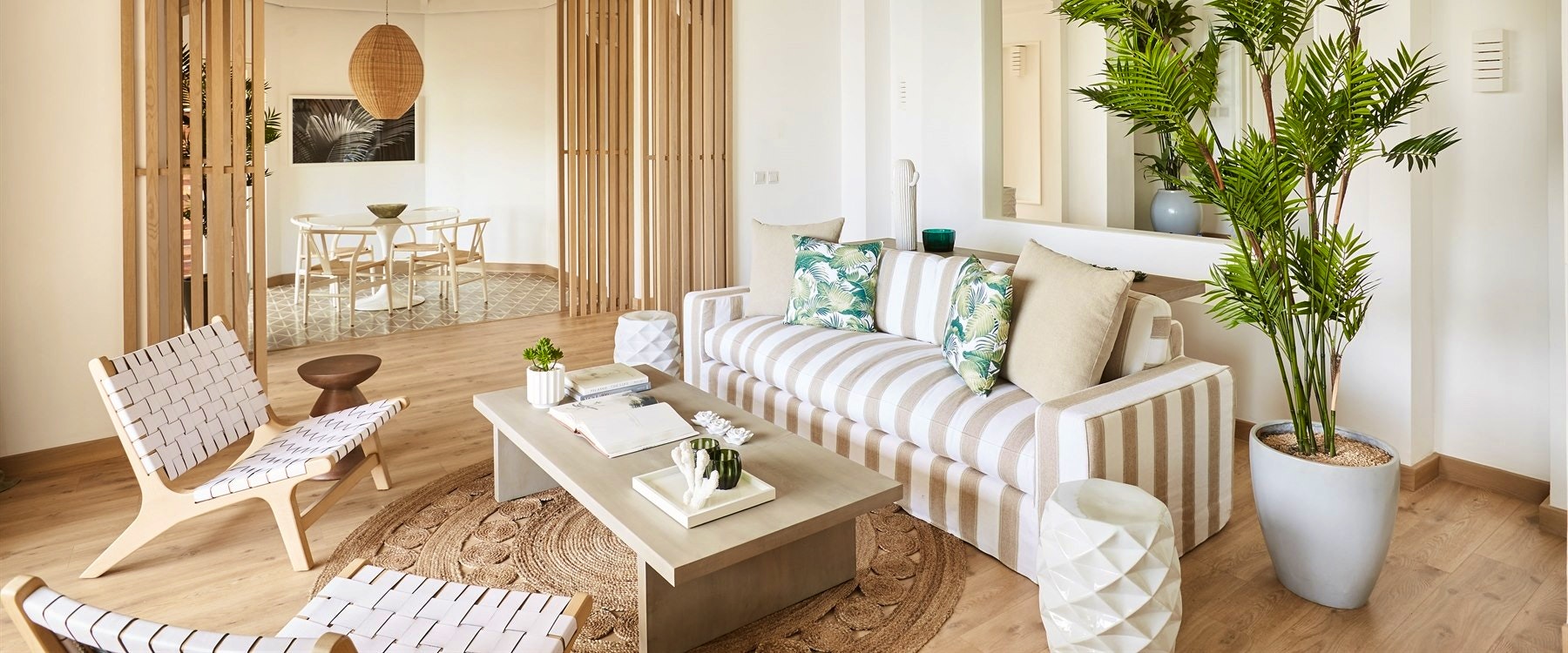 villa living room at lux grand gaube