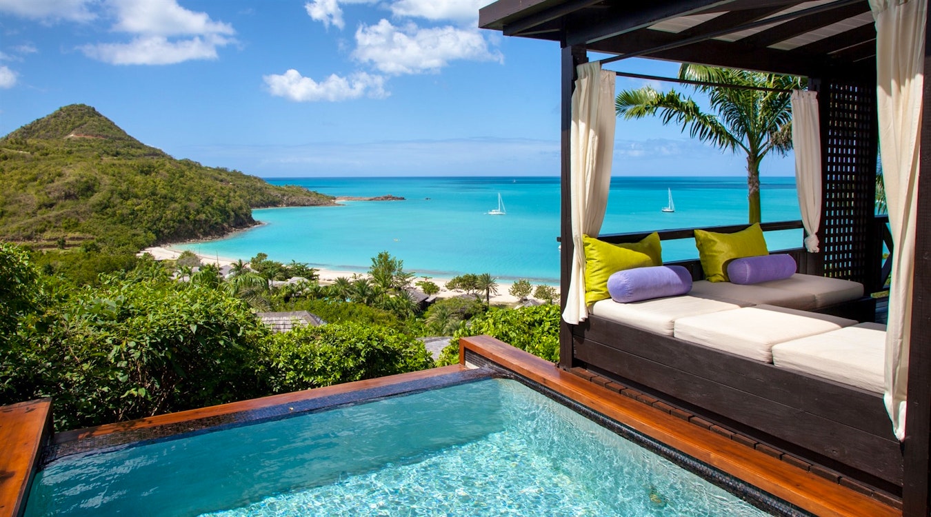 Hillside Pool Suite View, Hermitage Bay, Antigua