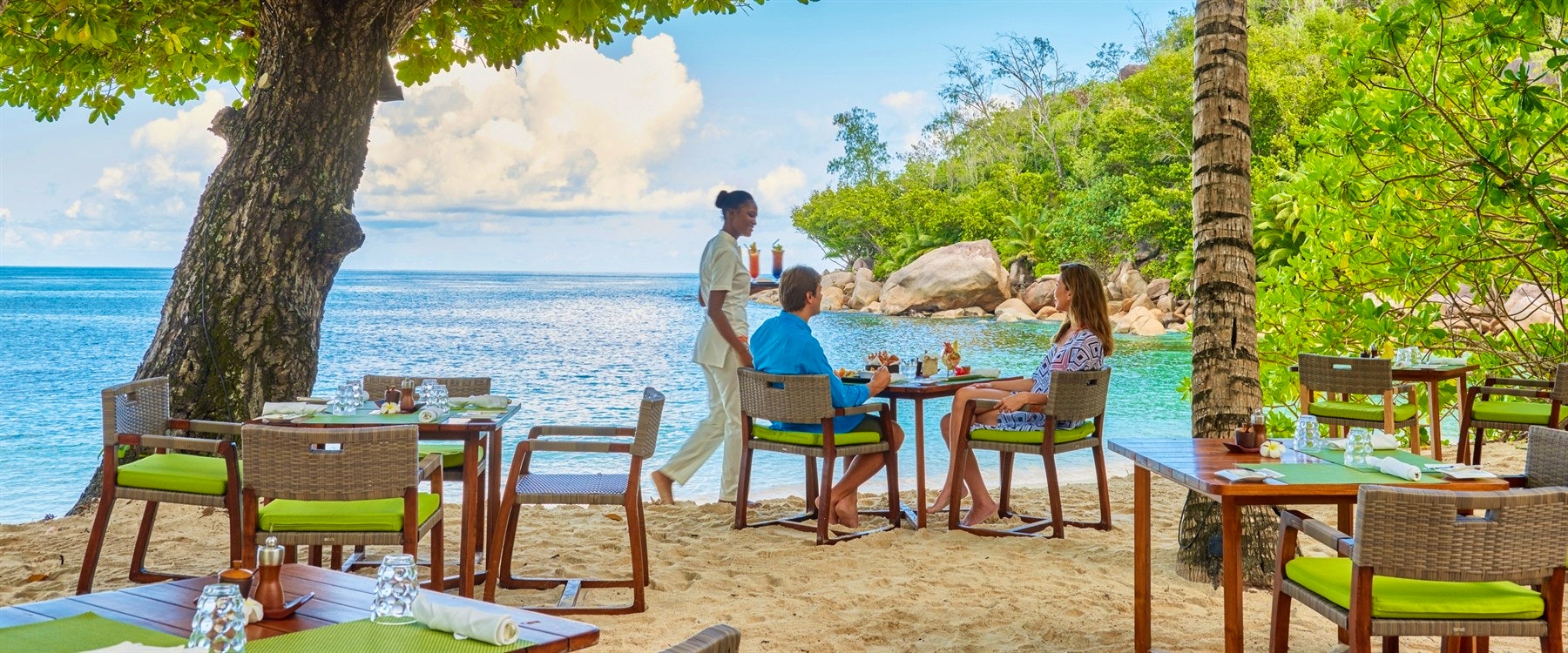 Takamaka Restaurant at Constance Lemuria Resort, Seychelles 
