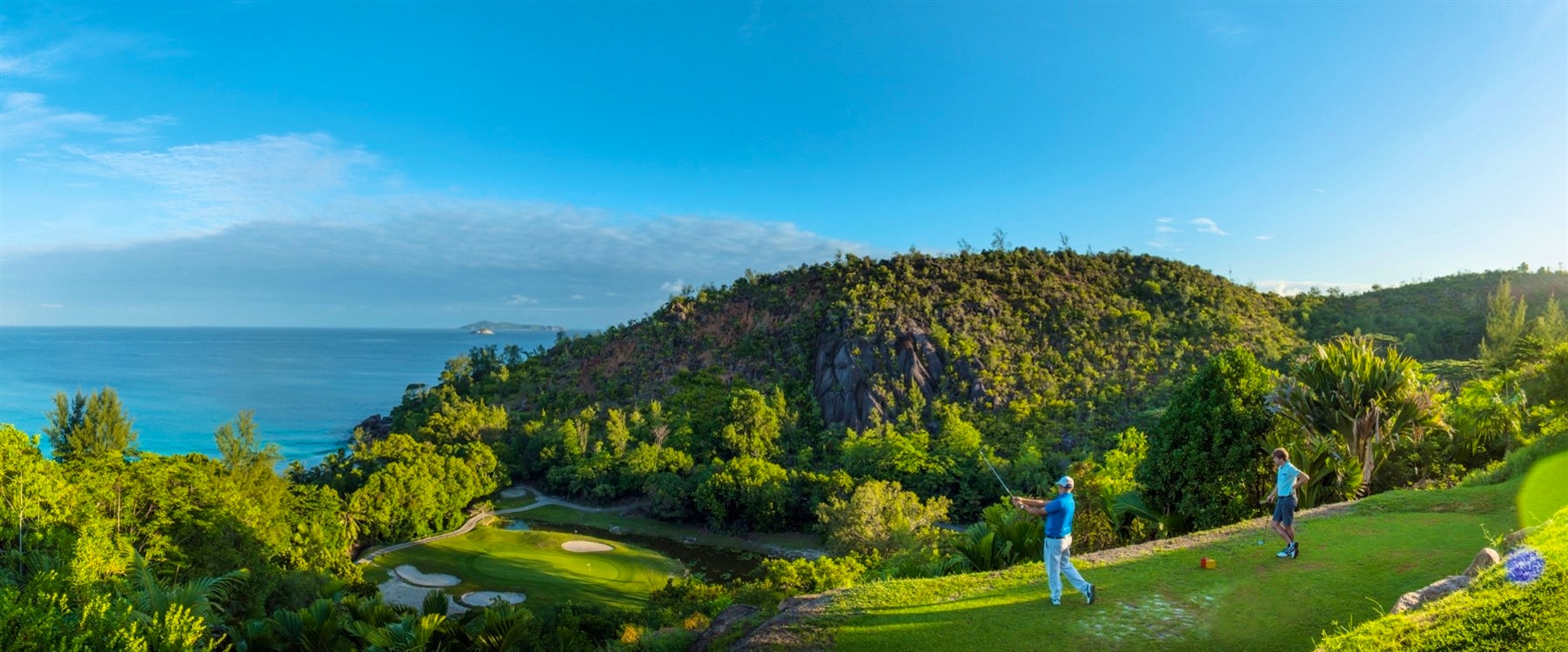 Golf Course at Constance Lemuria Resort, Seychelles 