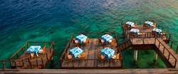 Aqua Restaurant at Coco Bodu Hithi, Maldives, Indian Ocean