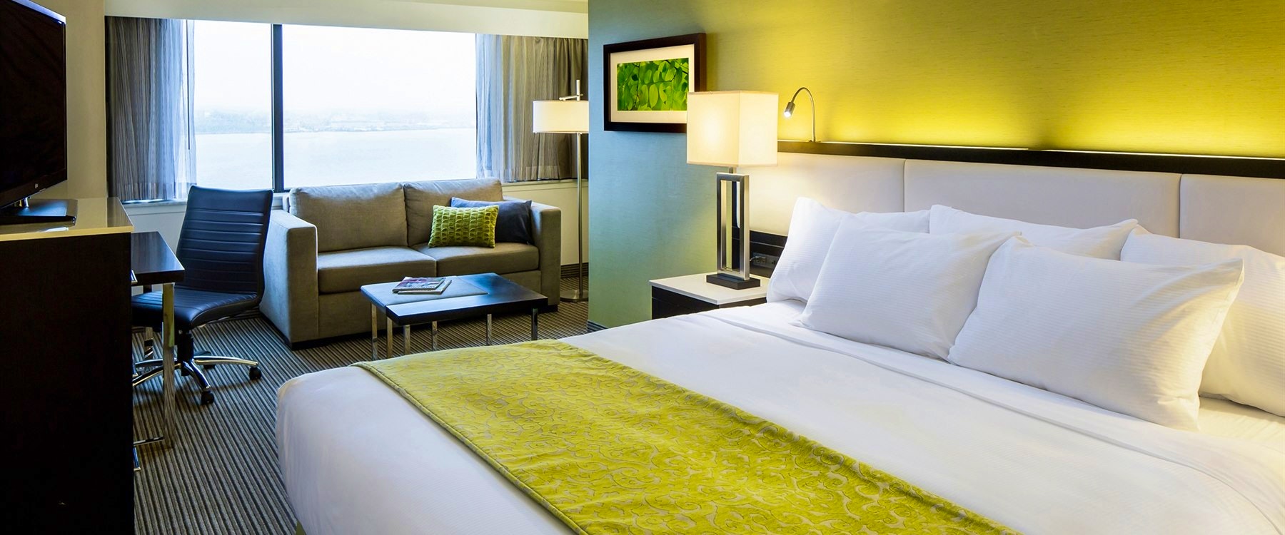 Bedroom with window at Hollis Halifax