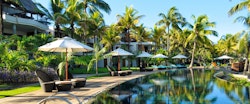 Pool area at Royal Palm Beachcomber Luxury, Mauritius