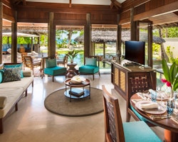 Pool Villa Lounge at Constance Lemuria Resort, Seychelles