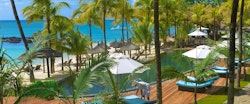 Sun loungers at Royal Palm Beachcomber Luxury, Mauritius