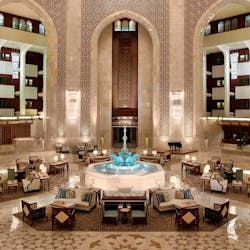 The Atrium Tea Lounge at Al Bustan Palace, A Ritz-Carlton Hotel, Muscat