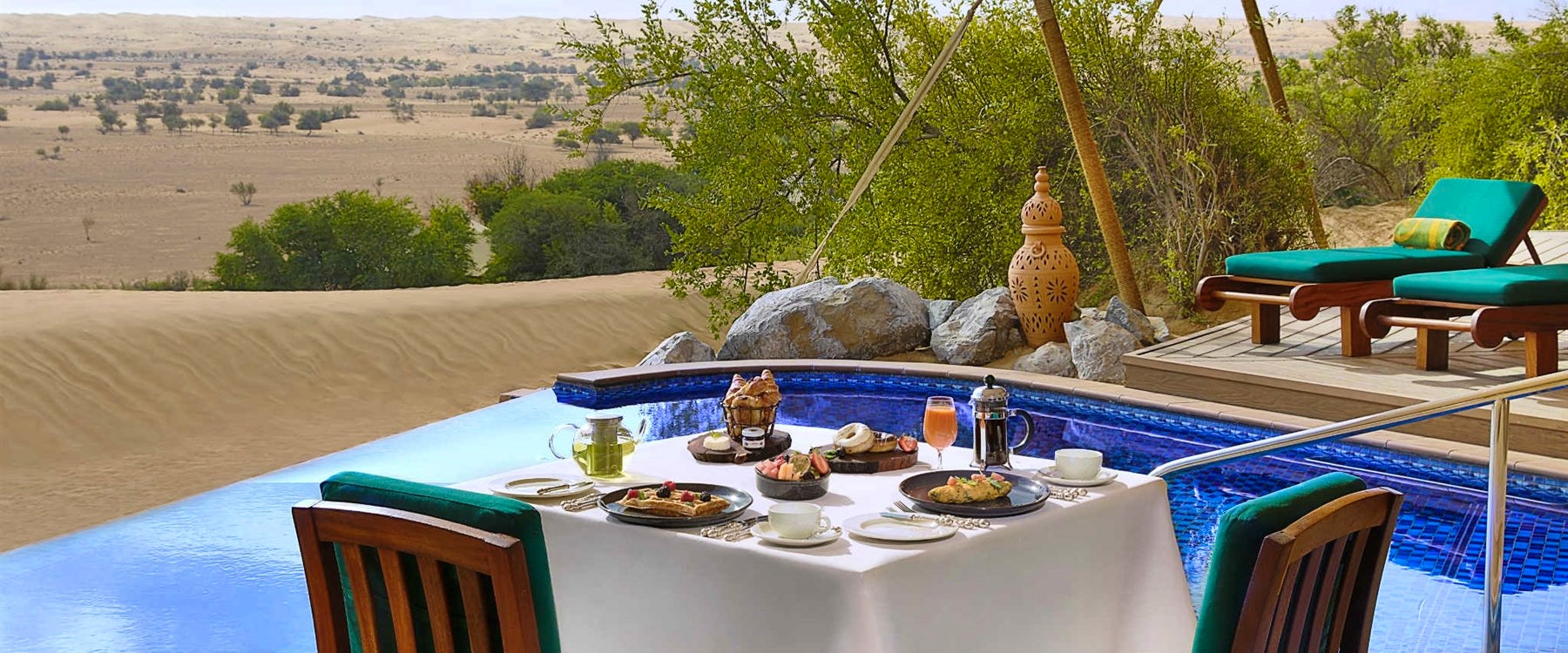 Royal Suite Pool Deck at Al Maha, a Luxury Collection Desert Resort & Spa