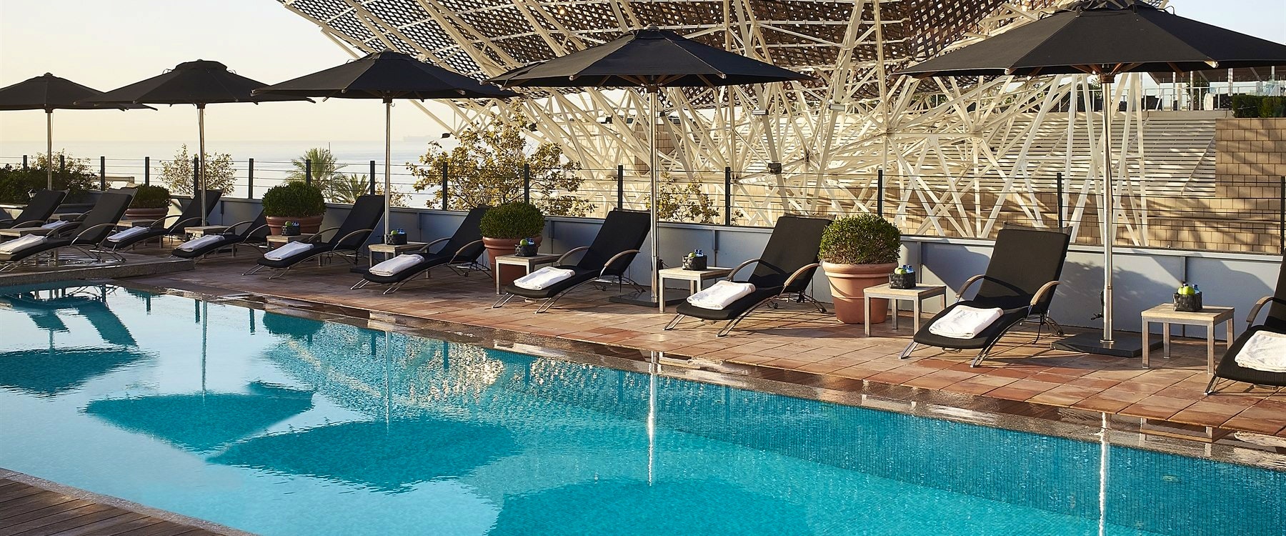 Swimming Pool at Hotel Arts, Barcelona, Spain