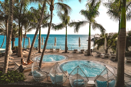 Pools Overlooking the Ocean