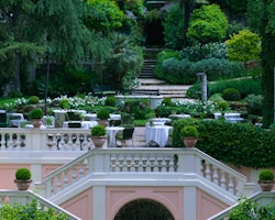 Gardens at Hotel De Russie, Rome, Italy
