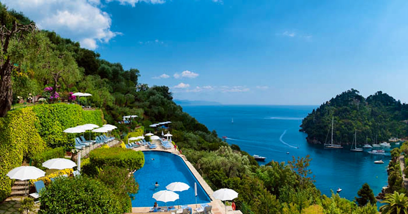 Swimming Pool at Splendido, A Belmond Hotel, Portofino, Italy