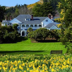 Exterior of Otahuna Lodge, New Zealand