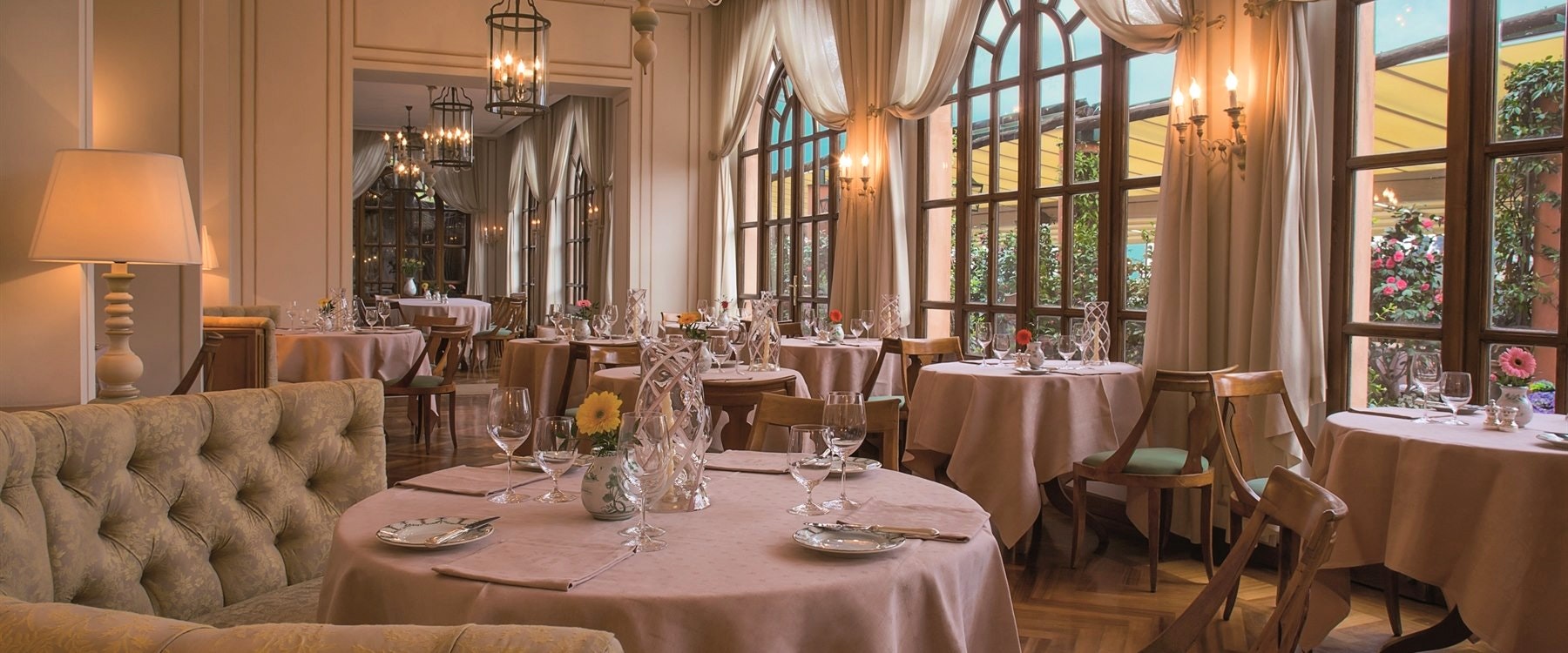 Restaurant at Splendido, A Belmond Hotel, Portofino, Italy
