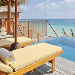 Lagoon Bungalow with Pool at Huvafen Fushi, Maldives, Indian Ocean