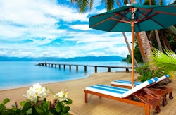 Beach Deck at Jean-Michel Cousteau Resort, Fiji