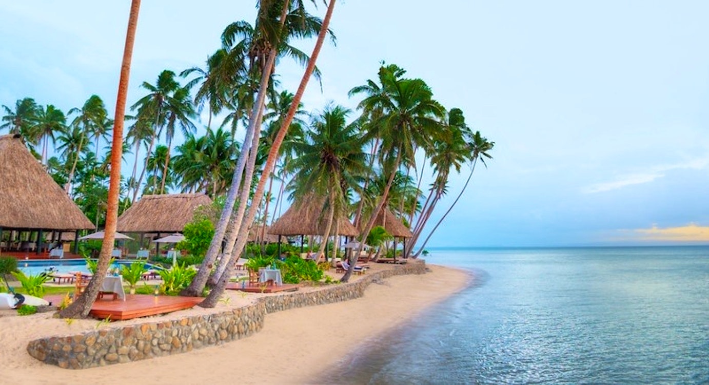 Beach at Jean-Michel Cousteau Resort, Fiji