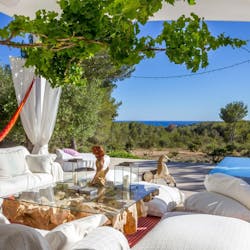 Outdoor relaxing area, Casa Des Jondal, Ibiza