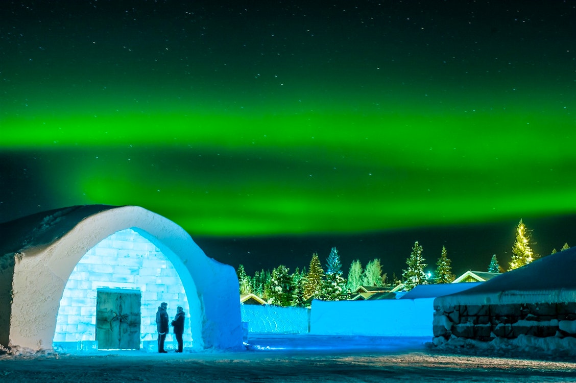 ICEHOTEL entrance. Photo Asaf Kliger. © ICEHOTEL
