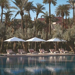 Swimming pool at Royal Mansour, Marrakech