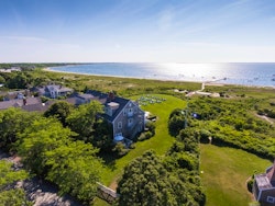 aerial view of the wauwinet nantucket