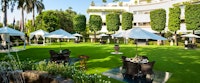 beautiful gardens at The Claridges New Delhi