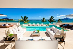 pool area at le bleu anguilla