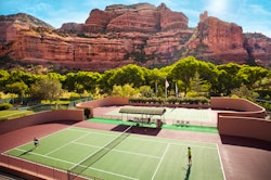 Tennis Courts, Enchantment Resort and Mii Amo Spa, Arizona