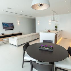 Sky Villa One Bedroom Living Room, Kata Rocks, Phuket
