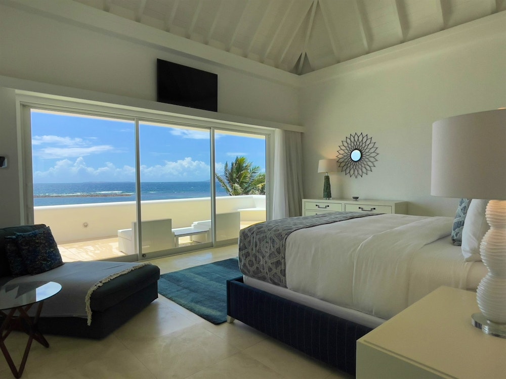 Bedroom at Le Bleu Anguilla