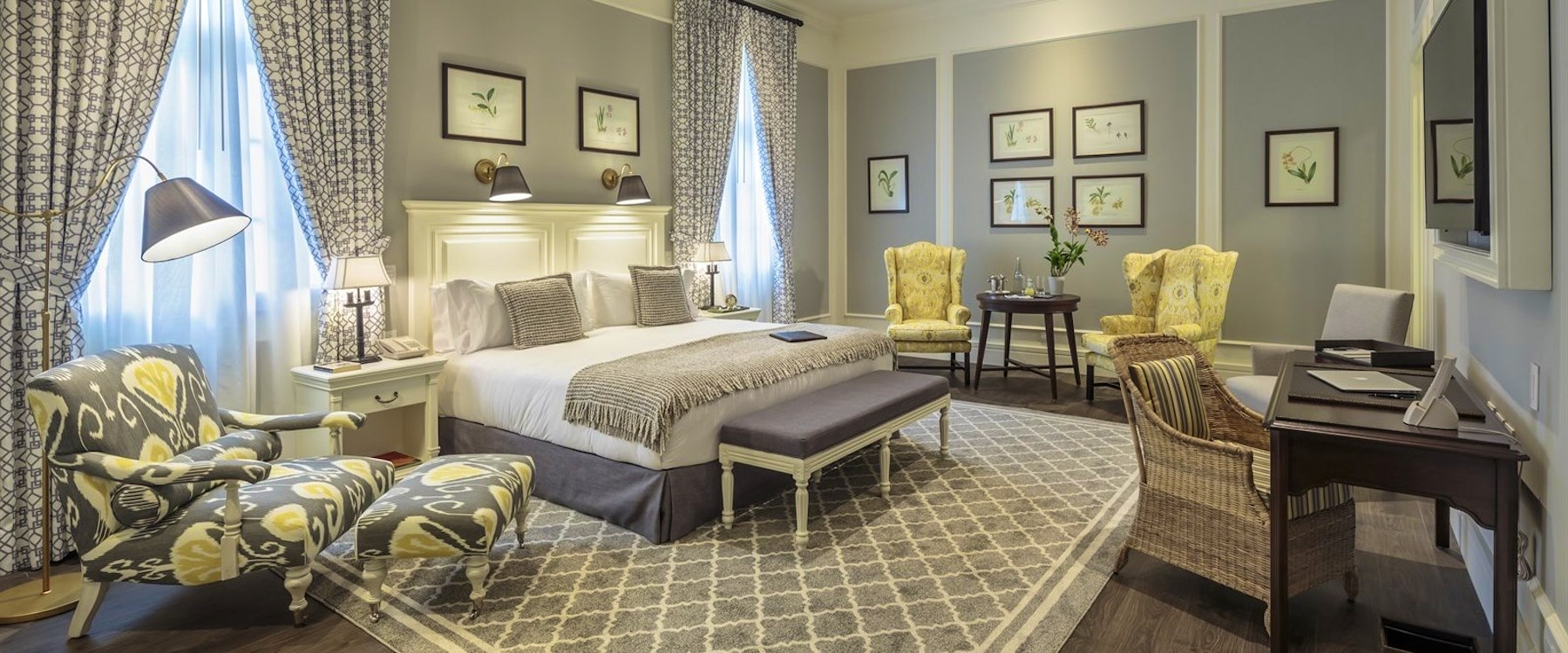 bedroom, Hotel del Parque