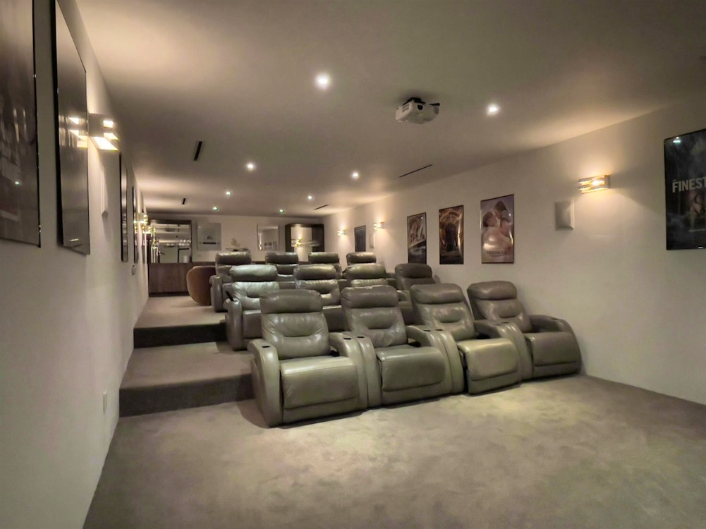 Cinema Room at The Beach House Anguilla