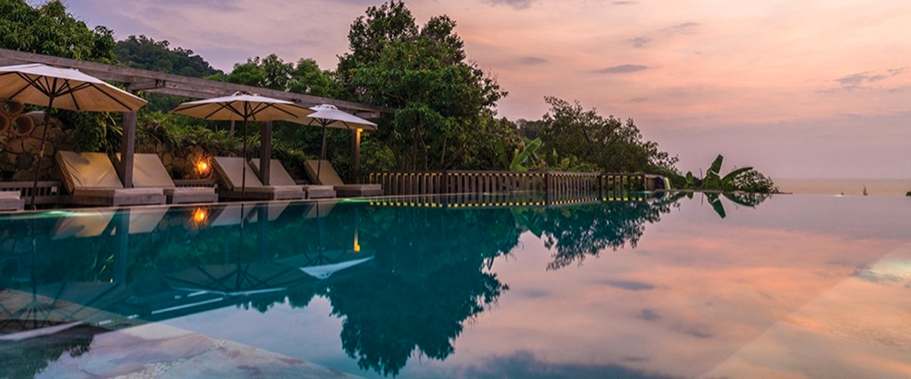 Infinity Swimming Pool at Veranda Natural Resort, Cambodia 