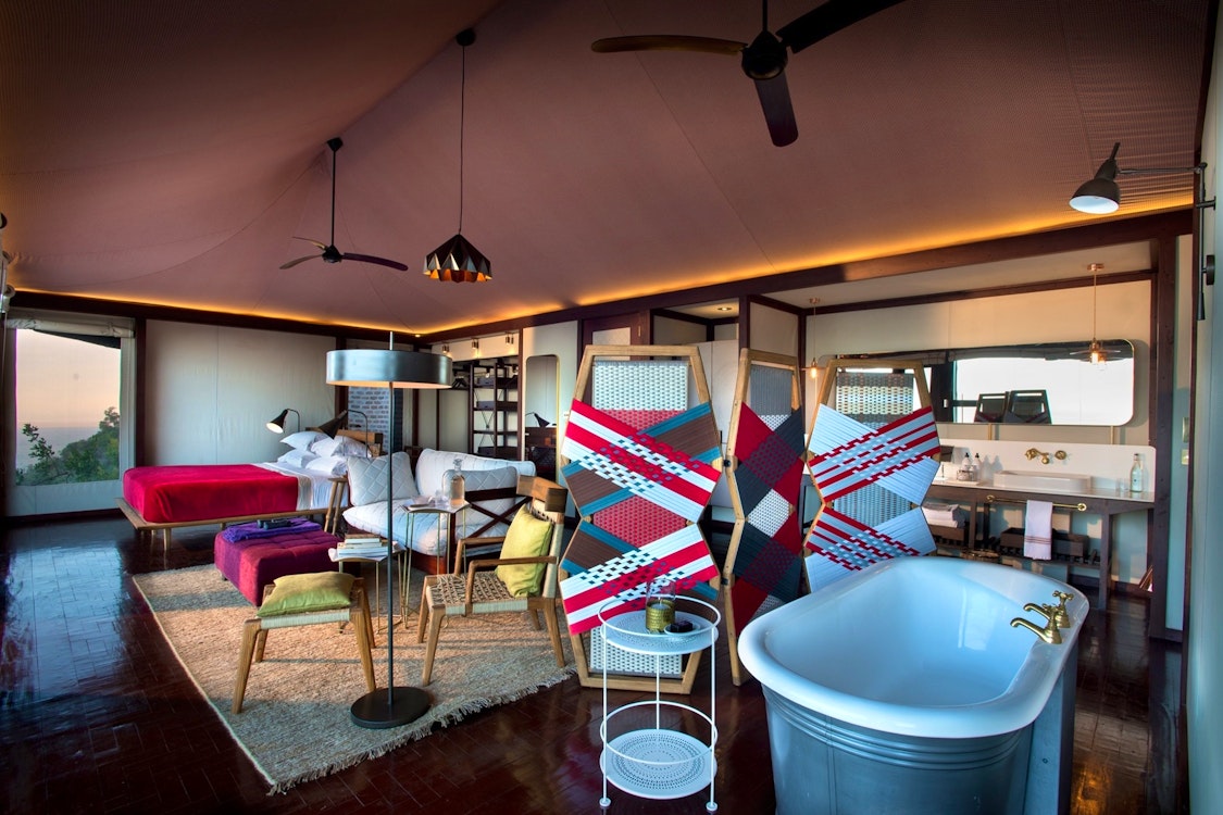 Tented Suites at Angama Mara, Masai Mara, Kenya, Africa  