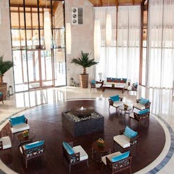 Lobby at Palm Tree Court, Dubai