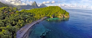 One free night at a unique St Lucian resort, where all rooms have the fourth wall open to the views of the Pitons<place>Jade Mountain</place><fomo>32</fomo>