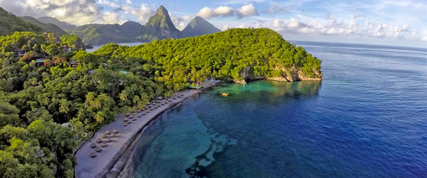 moon sanctuary room with infinity pool at jade mountain st lucia