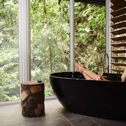 guest bathroom daintree eco lodge and spa