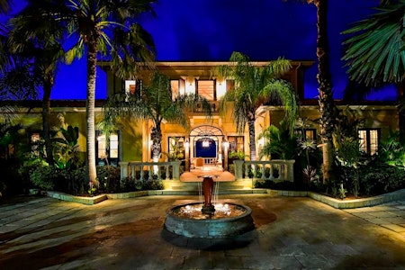 Exterior at Night, La Casa, Jumby Bay Island, Antigua, Caribbean