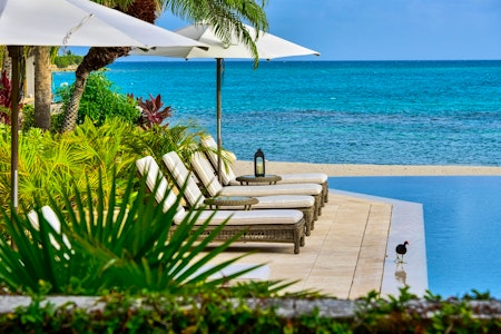Swimming Pool, La Casa, Jumby Bay Island, Antigua, Caribbean