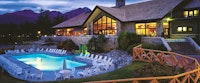 Pool View at Fairmont Jasper Park Lodge